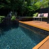 Niebla Black Glass Mosaic