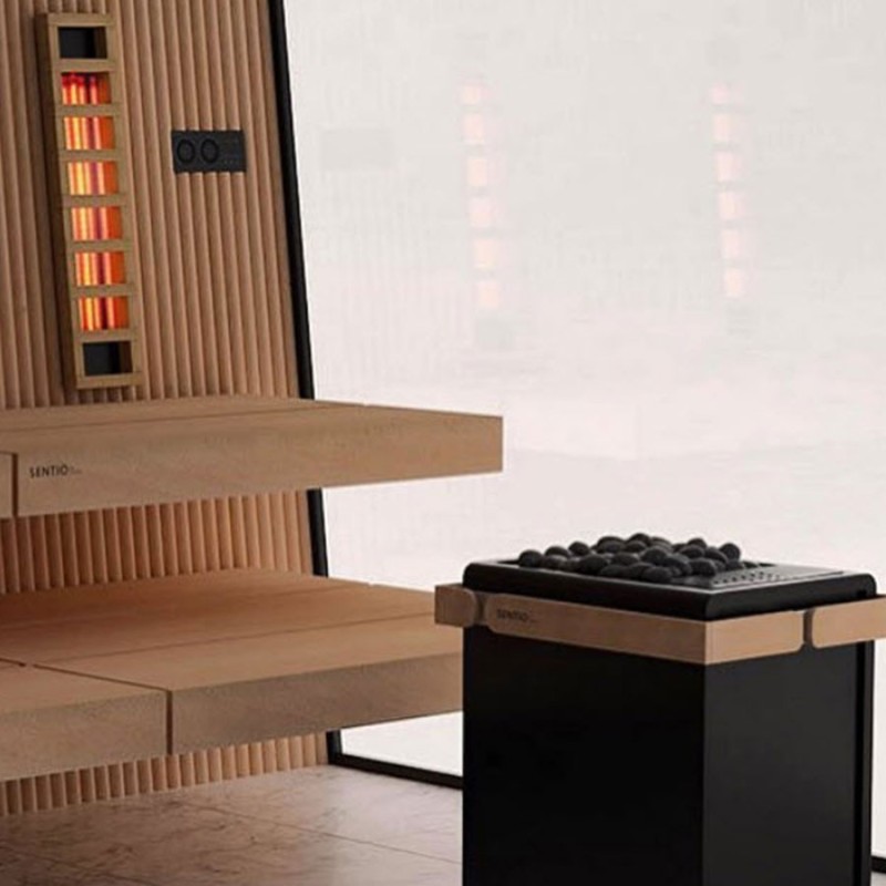 Sauna Heater Qube 105 + Control Unit Pro-B2(10.5KW) Sauna Heater Qube 105 + Control Unit Pro-B2(10.5KW)