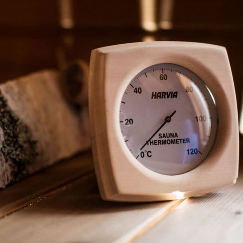 Sauna Square Thermometer/Hygrometer Sauna Square Thermometer/Hygrometer