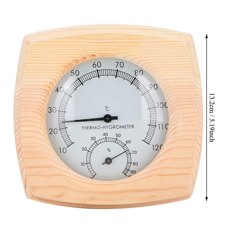Sauna Square Thermometer/Hygrometer Sauna Square Thermometer/Hygrometer
