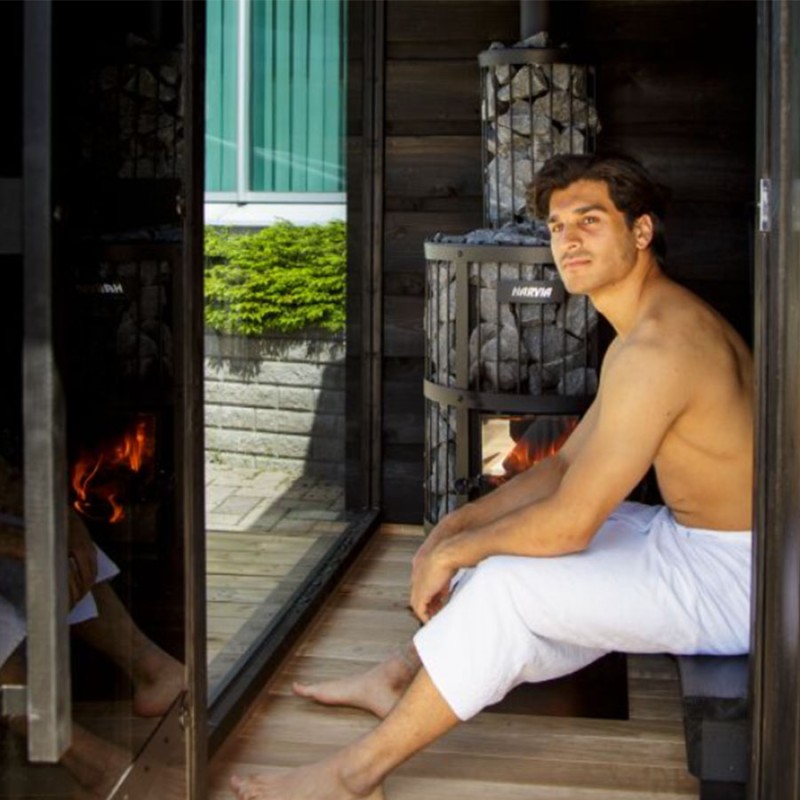 Legend Sauna With Wood Burning Heater Legend Sauna With Wood Burning Heater