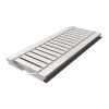 Grating of White with Crystals Grating of White with Crystals