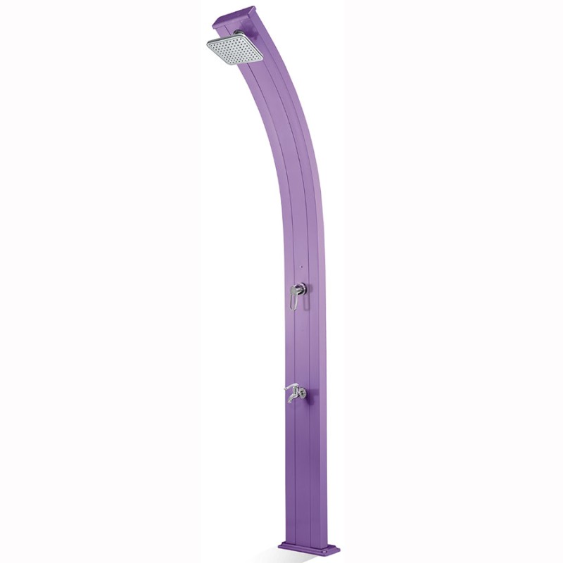 Solar shower spring 30L with foot washer, Purple Solar shower spring 30L with foot washer, Purple