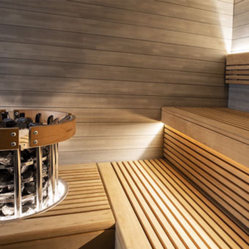 Basic Large Solid Wood Sauna