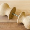 Sauna Wooden Round Handle